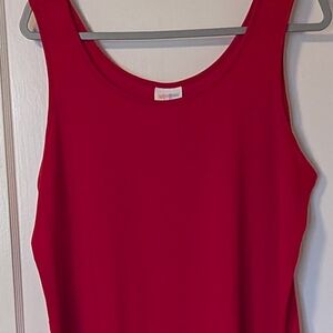 NWOT: L LuLaRoe Red Dixie Tank
